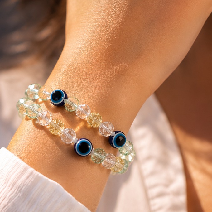 Evil Eye Beaded Bracelet