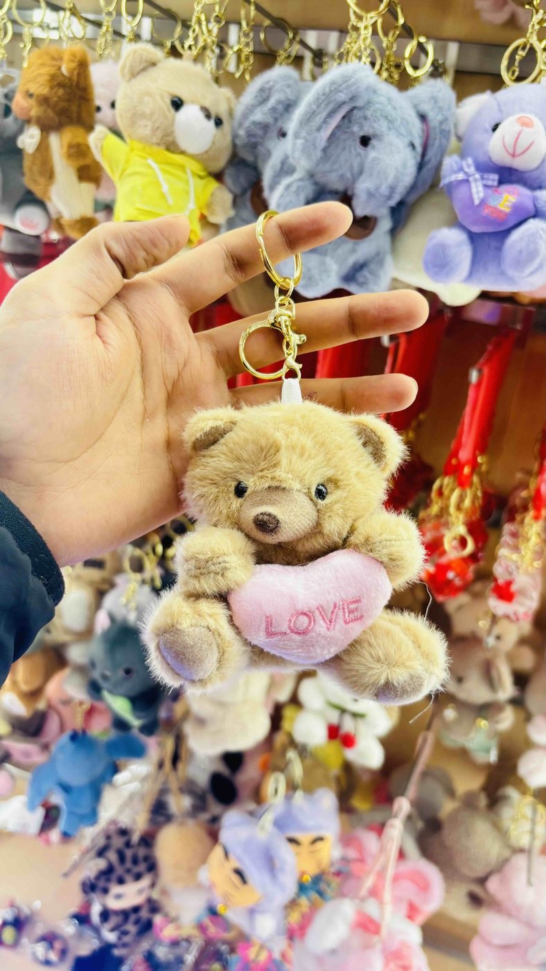 Teddy Plushy Keychain
